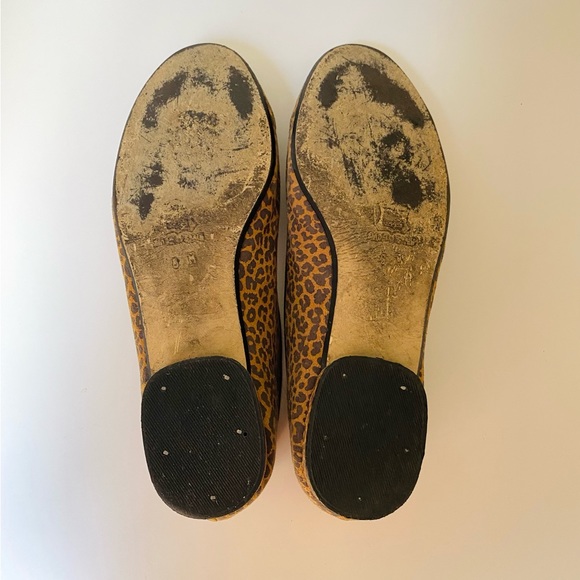 Vintage Ingledew’s Grazia Spanish Collection Suede Leapard Print Flats US 6.5 - Picture 9 of 9